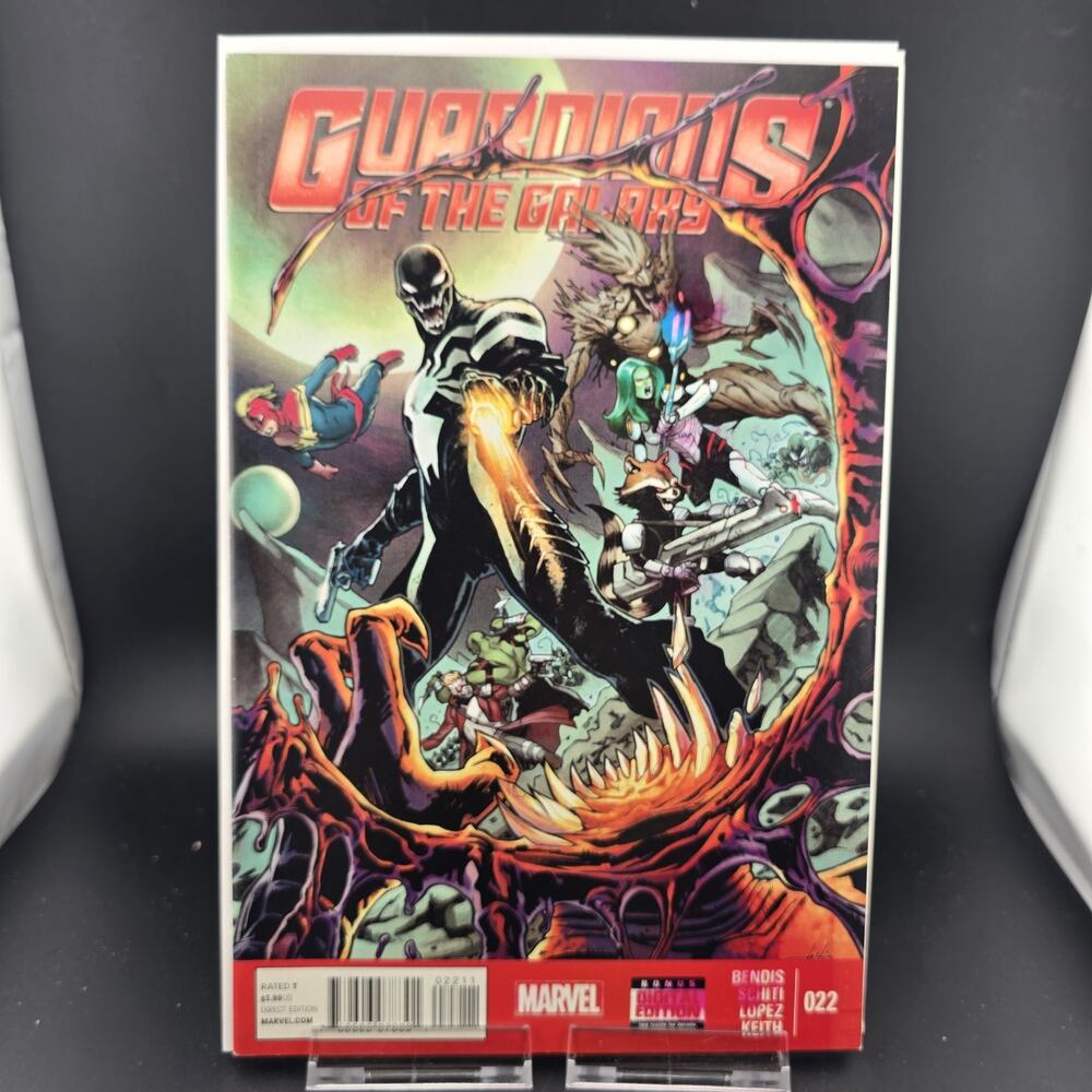Guardians of the Galaxy 22 2015 Marvel Venom Flash Thompson Bendis Schiti NM 9.2